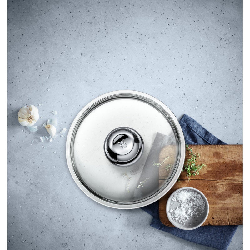 WMF Glass Lid for Frying Pans, Silver, 20 cm - Image 2